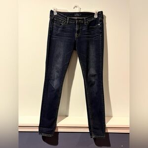 Lucky Brand Dark Wash Mid-Rise Charlie Skinny Denim Jeans Women's Size 10/30